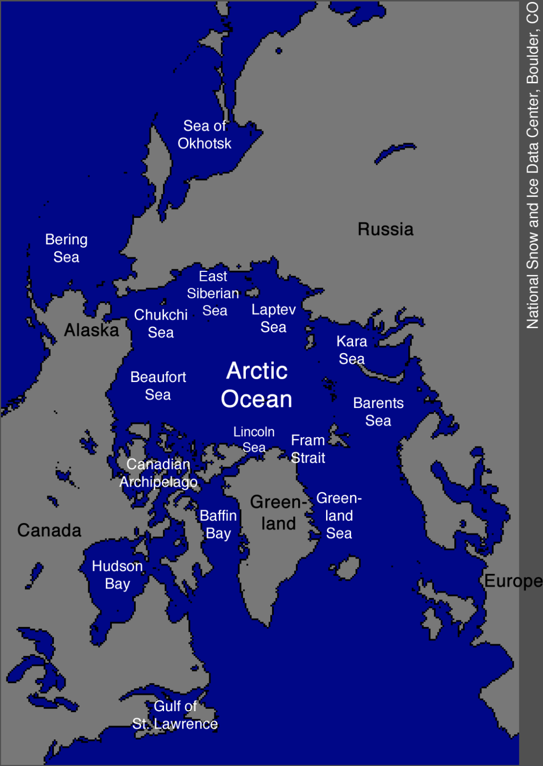 Arctic Ocean Map 1089x1536 